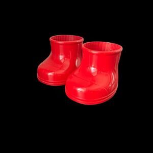 Build a Bear Rubber Red Rain Boots